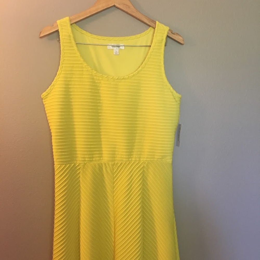 Dress Barn Yellow Summer Dress